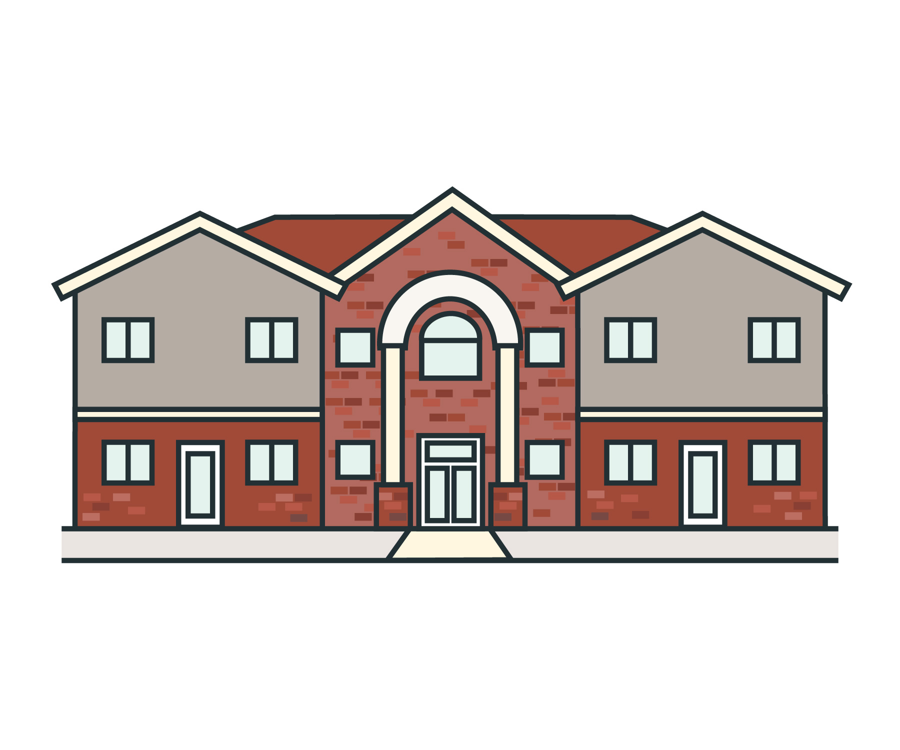 Bedford Heights center illustration