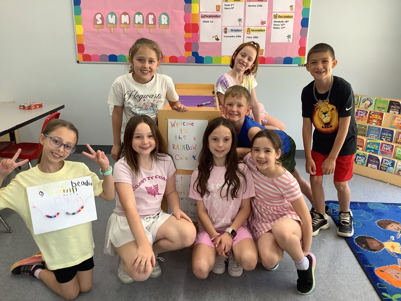 Campers playing outdoors at All Around Children Summer Camp