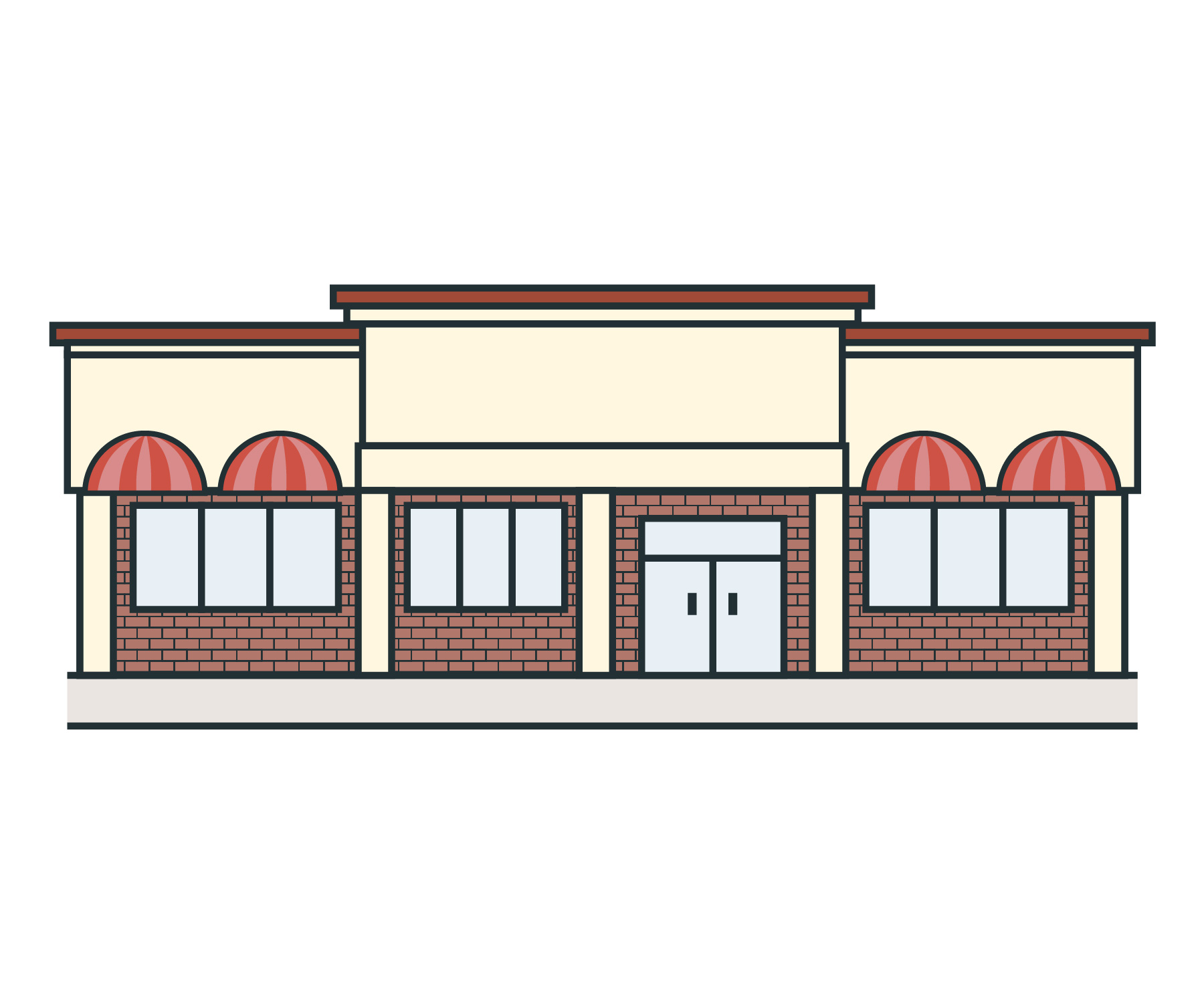 Canton center illustration