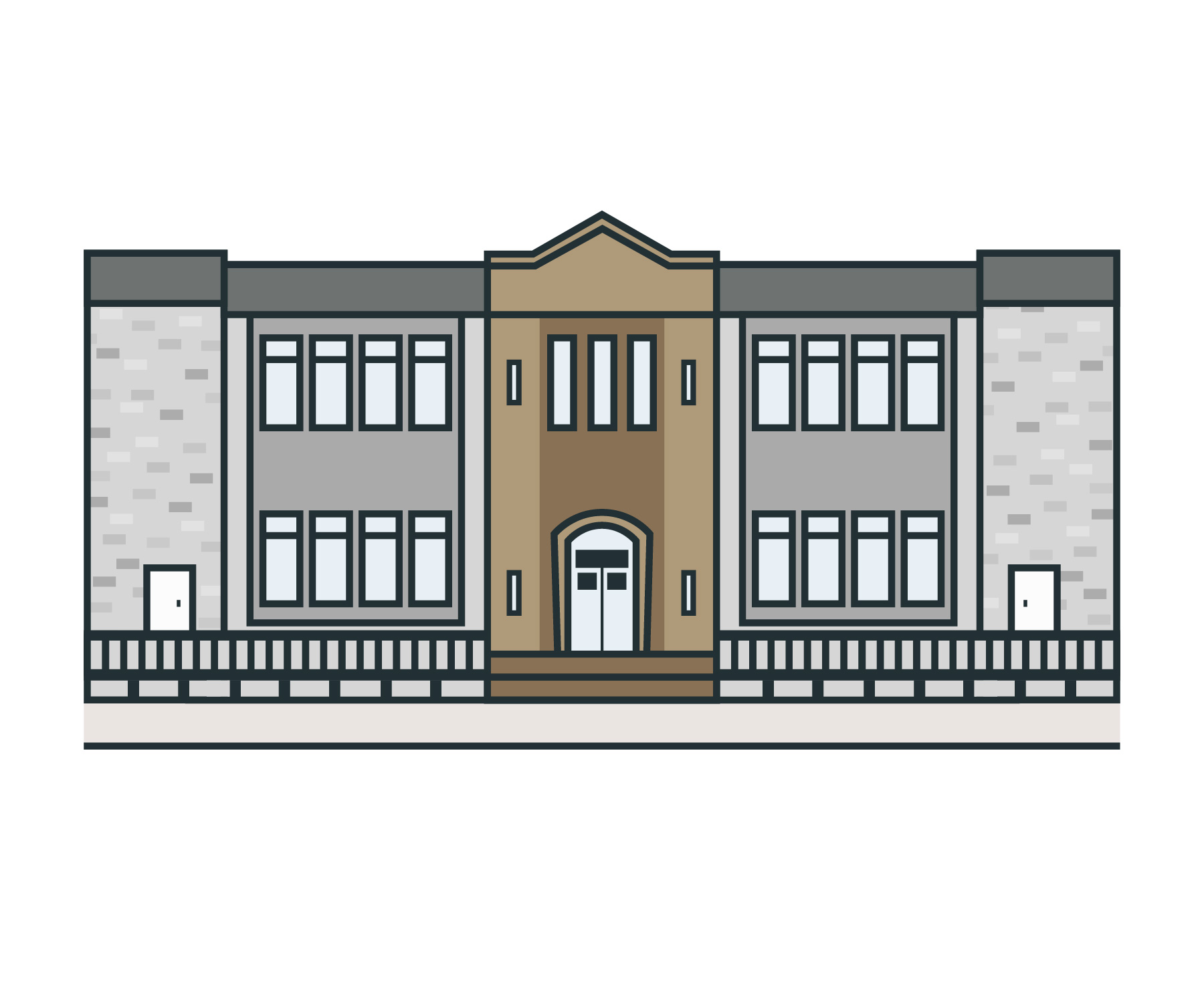 Illustration of All Around Children Woodland center